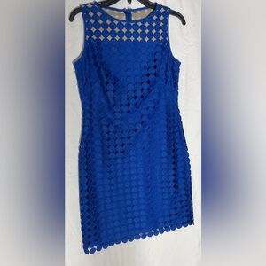 Lauren by Ralph Lauren Women’s  Geometric Round Lace Sheath Dress Size 6
